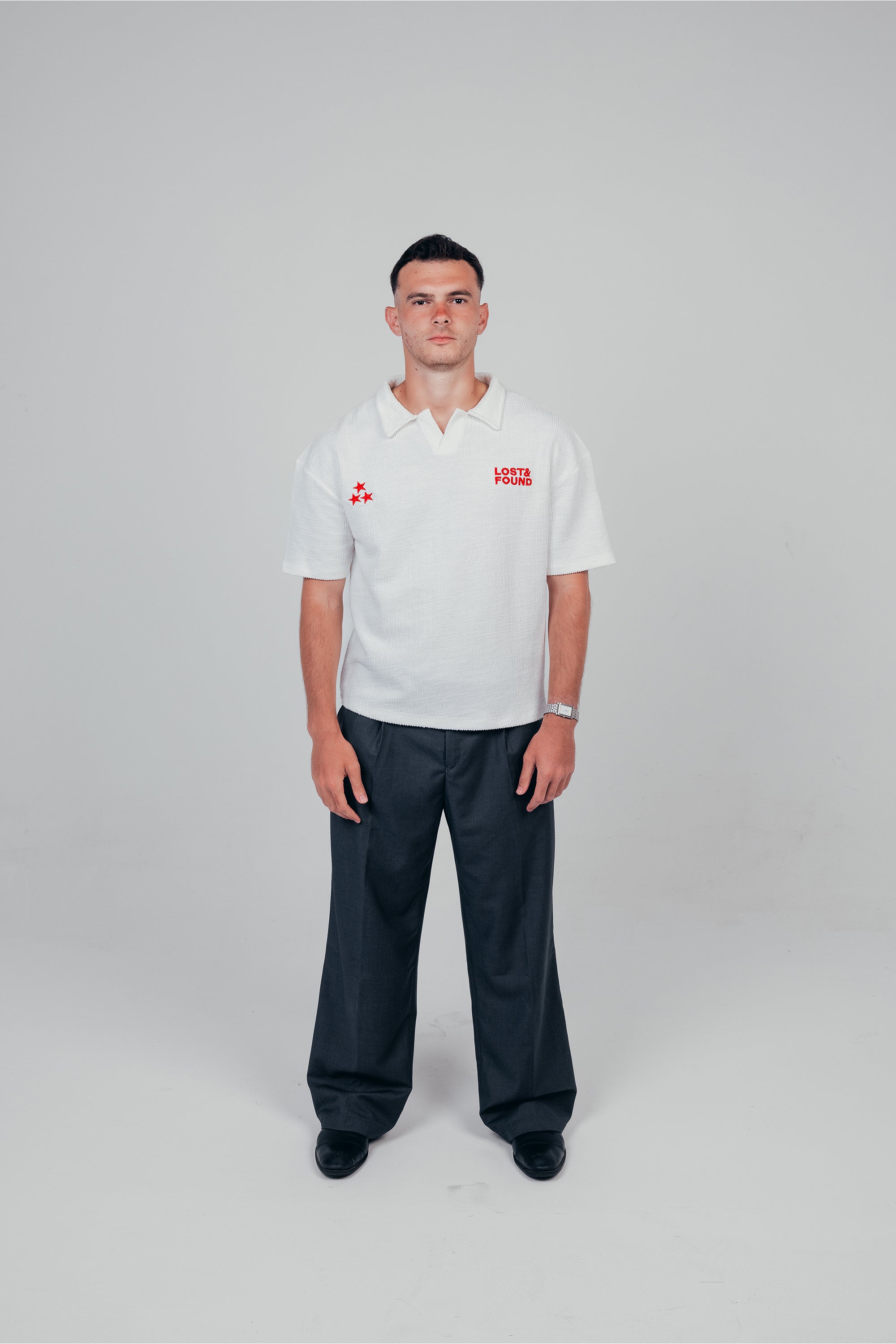 UNISEX OFF-WHITE POLO