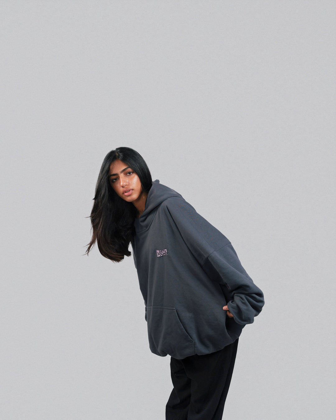 DOUBLE LAYERED HOODIE