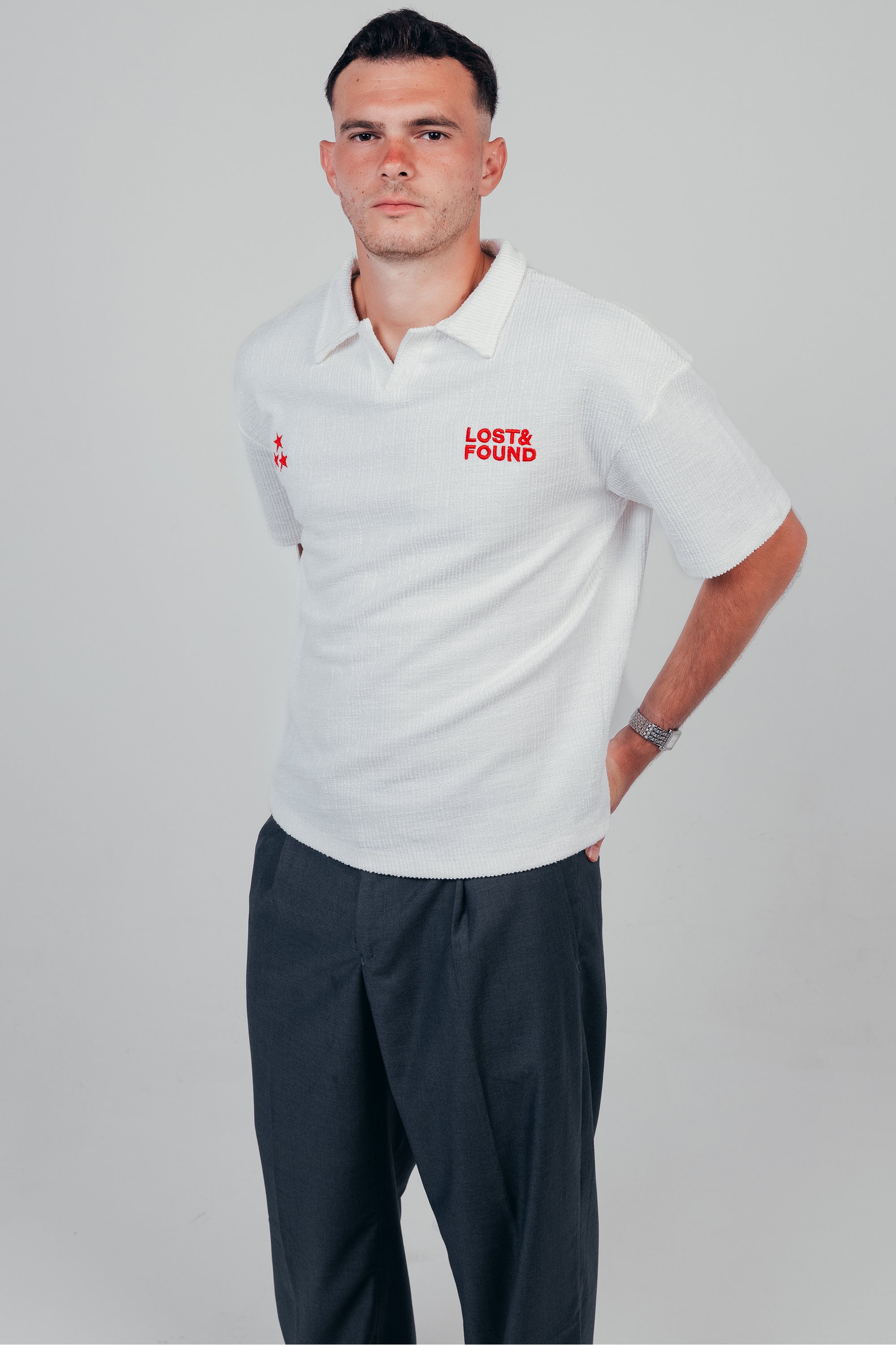 UNISEX OFF-WHITE POLO