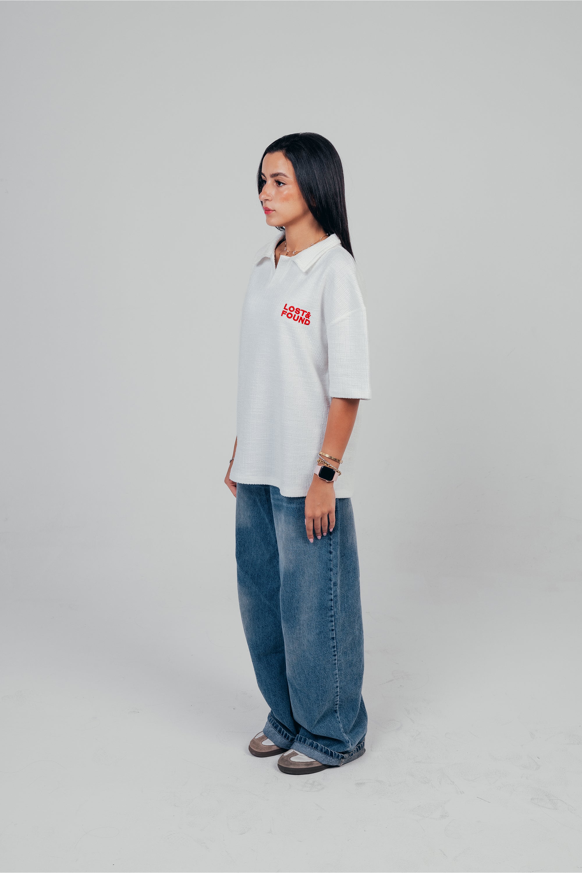 UNISEX OFF-WHITE POLO