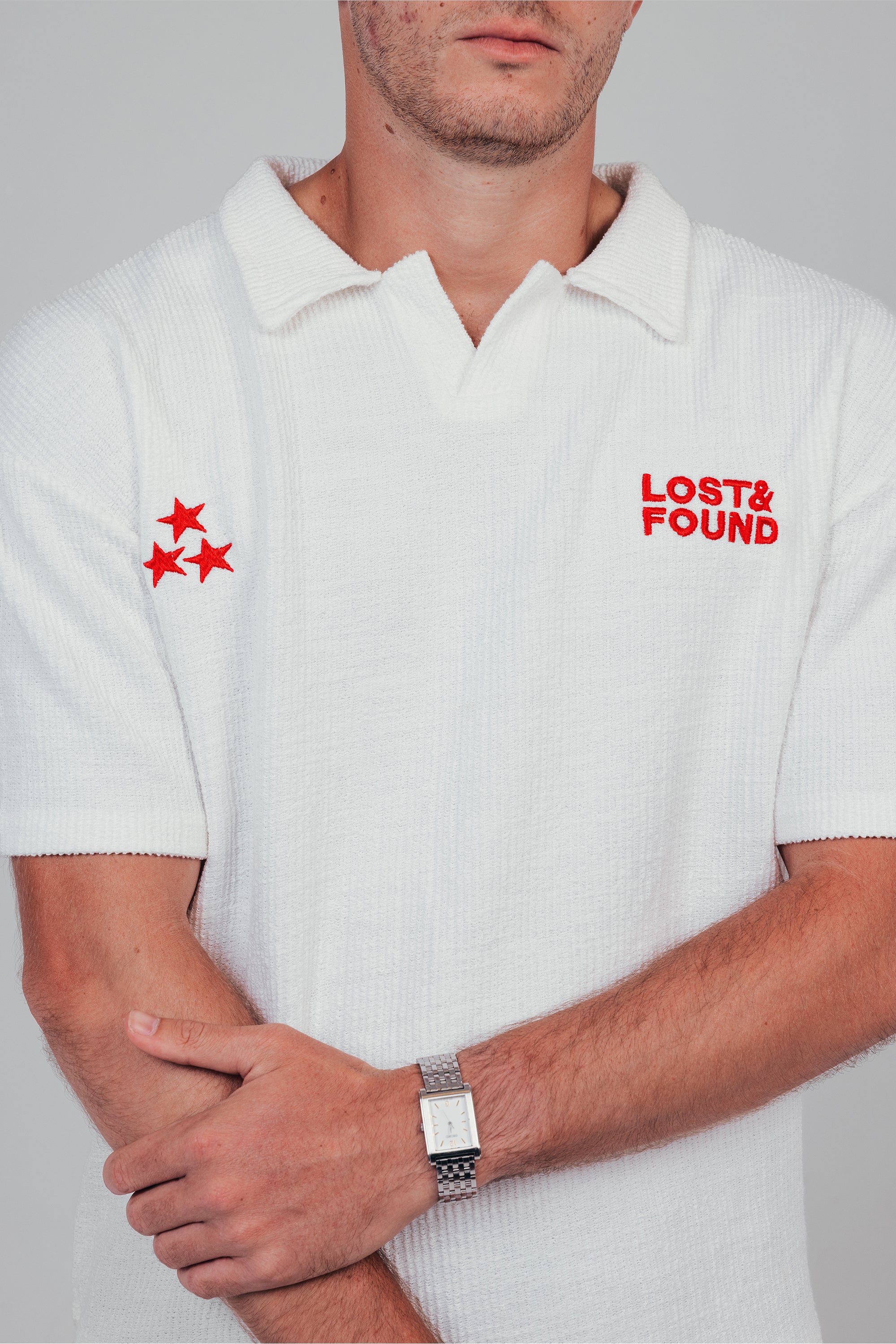 UNISEX OFF-WHITE POLO