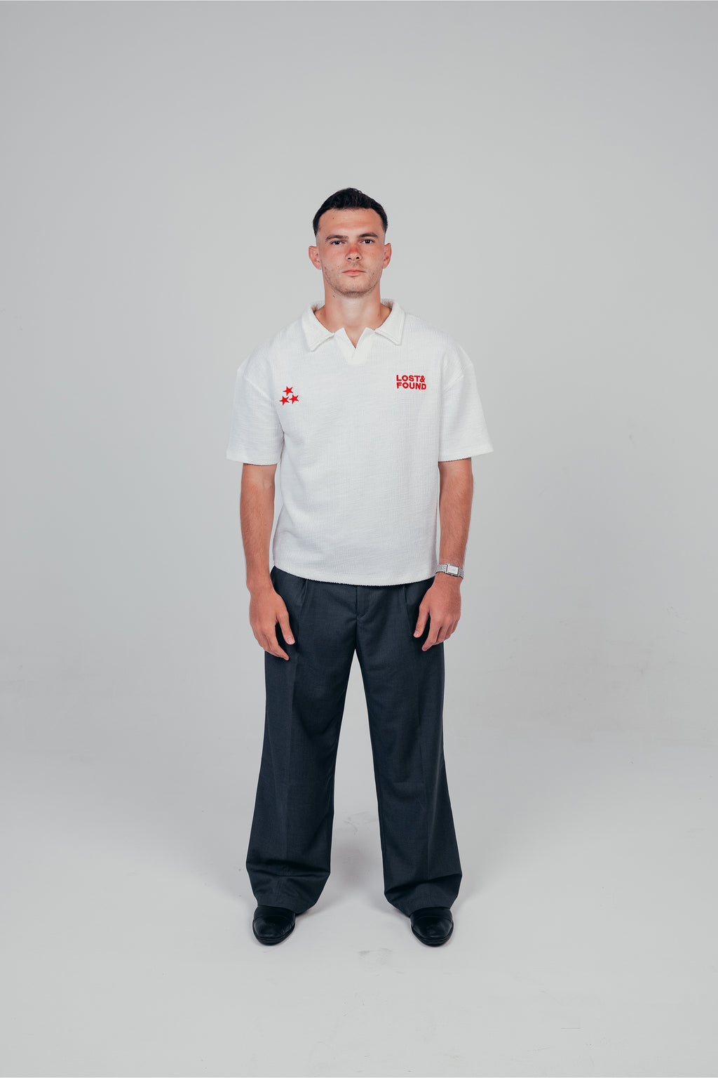UNISEX OFF-WHITE POLO