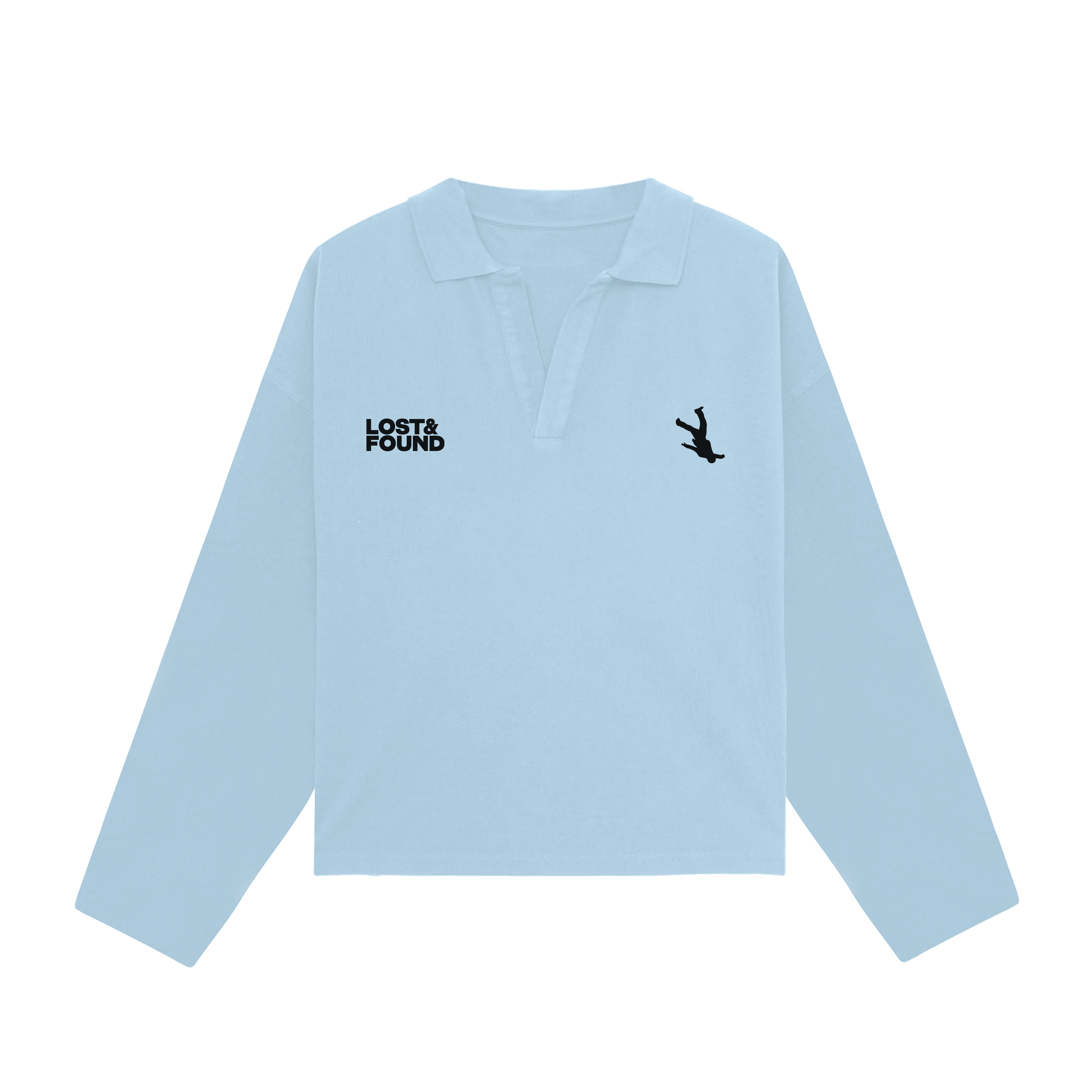 LIGHT BLUE LONG SLEEVE POLO