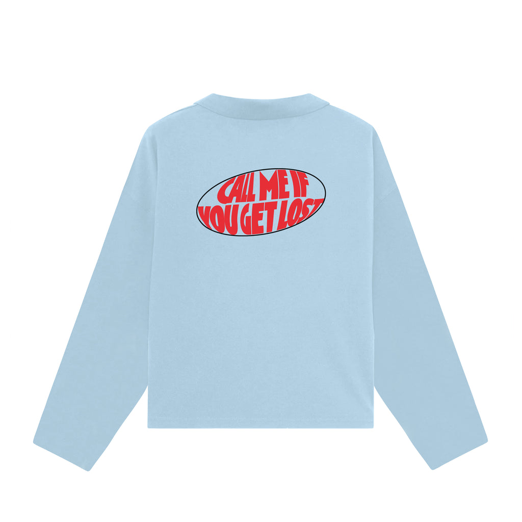 LIGHT BLUE LONG SLEEVE POLO